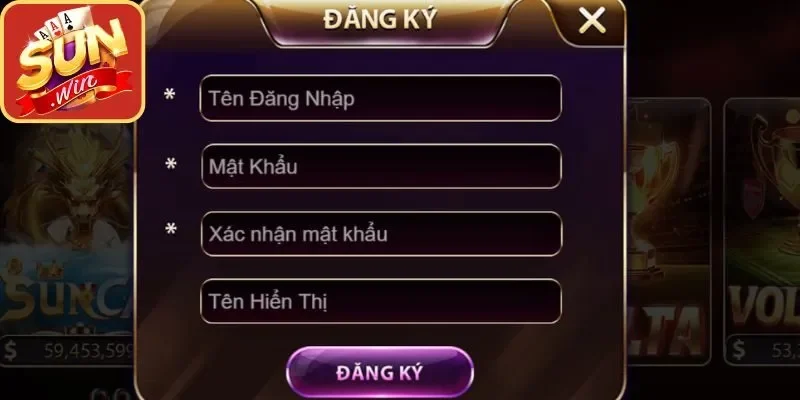 Tiến hành hoàn thiện dữ liệu tạo tài khoản
