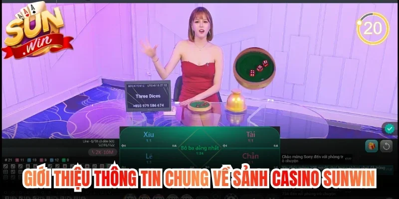 Giới thiệu thông tin chung về sảnh Casino Sunwin
